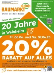 Prospekt Globus Baumarkt