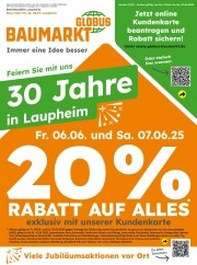 Prospekt Globus Baumarkt