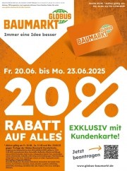 Prospekt Globus Baumarkt