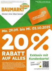 Prospekt Globus Baumarkt
