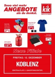 Prospekte KiK Koblenz