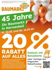 Prospekt Globus Baumarkt