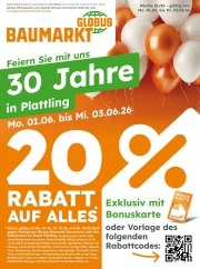 Prospekte Globus Baumarkt Plattling